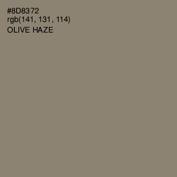 #8D8372 - Olive Haze Color Image